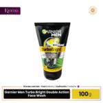 Garnier Men Turbo Bright Double Action Face Wash - 100g