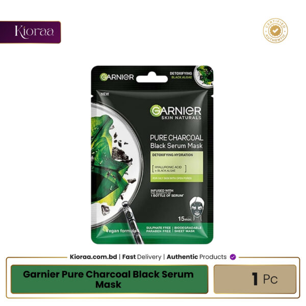 Garnier Pure Charcoal Black Serum Mask