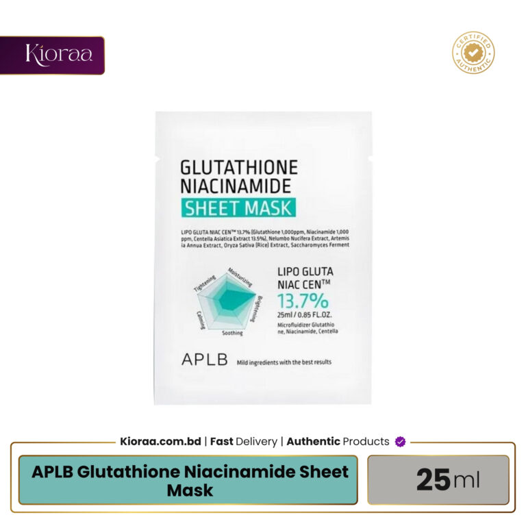 APLB Glutathione Niacinamide Sheet Mask