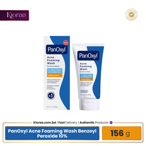 PanOxyl Acne Foaming Wash Benzoyl Peroxide 10% - 156g