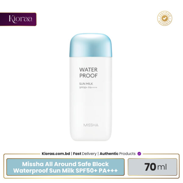 Missha All Around Safe Block Waterproof Sun Milk SPF50+ PA+++ - 70ml