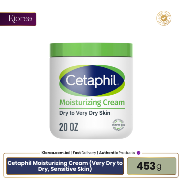 Cetaphil Moisturizing Cream (Very Dry to Dry, Sensitive Skin) - 453g