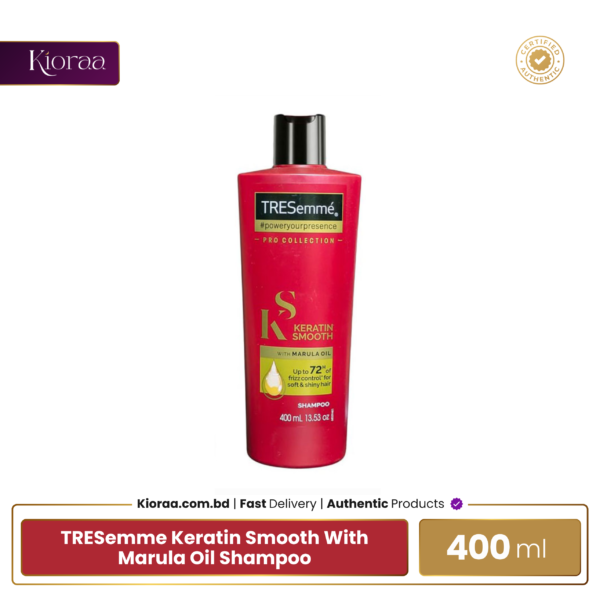 TRESemme Keratin Smooth With Marula Oil Shampoo - 400ml