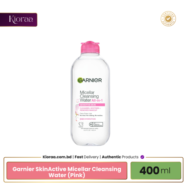 Garnier SkinActive Micellar Cleansing Water (Pink) - 400ml