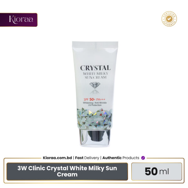 3W Clinic Crystal White Milky Sun Cream - 50ml