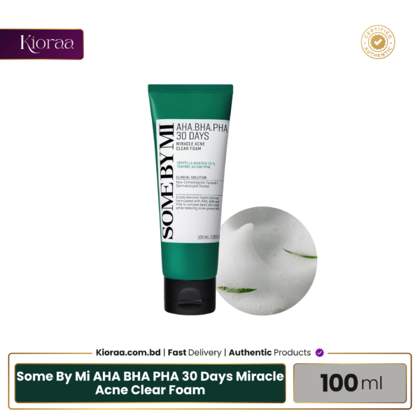 Some By Mi AHA BHA PHA 30 Days Miracle Acne Clear Foam - 100ml