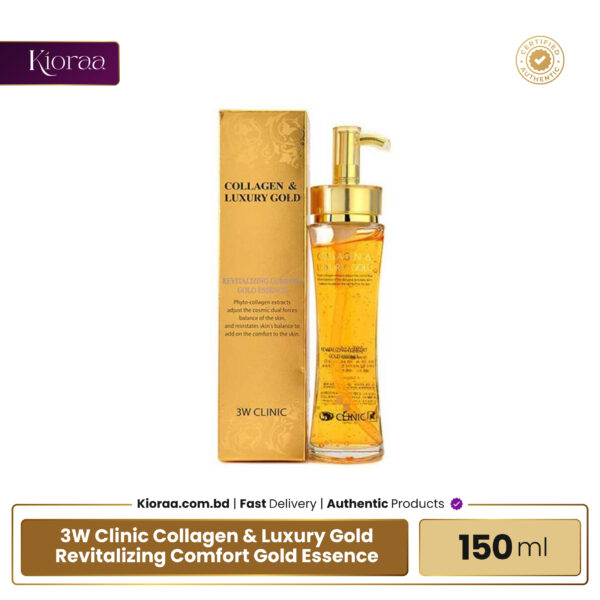 3W Clinic Collagen & Luxury Gold Revitalizing Comfort Gold Essence - 150ml
