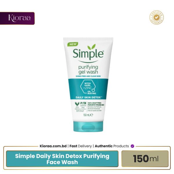 Simple Daily Skin Detox Purifying Face Wash - 150ml