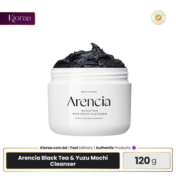 Arencia Black Tea & Yuzu Mochi Cleanser – 120g