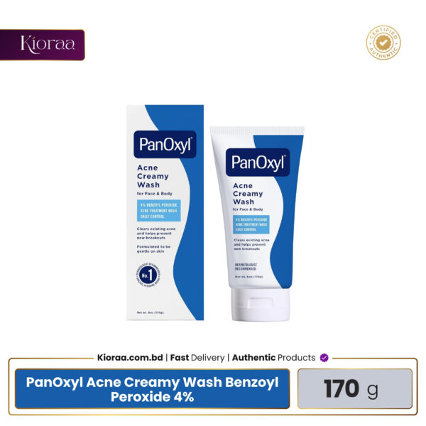 PanOxyl Acne Creamy Wash Benzoyl Peroxide 4% - 170g