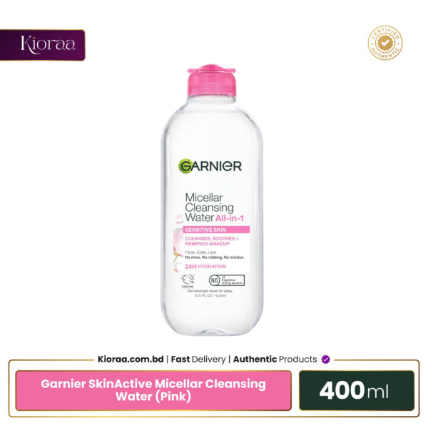 Garnier SkinActive Micellar Cleansing Water (Pink) – 400ml