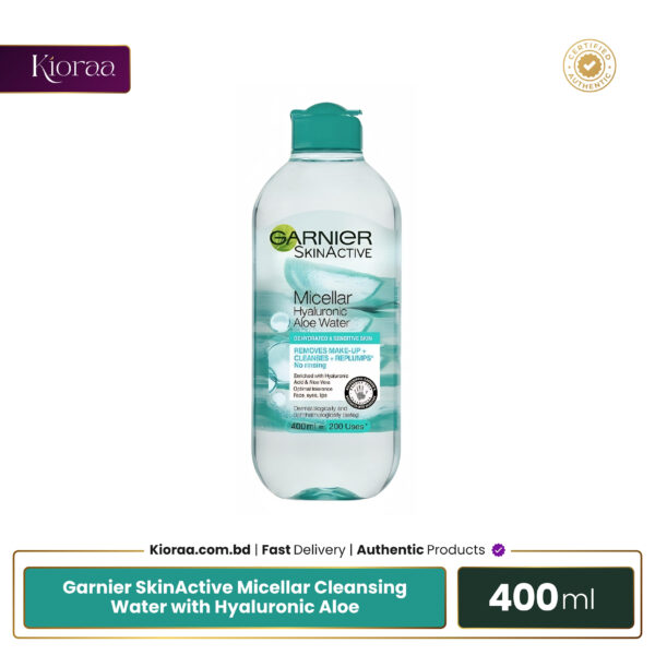 Garnier SkinActive Micellar Cleansing Water with Hyaluronic Aloe – 400ml