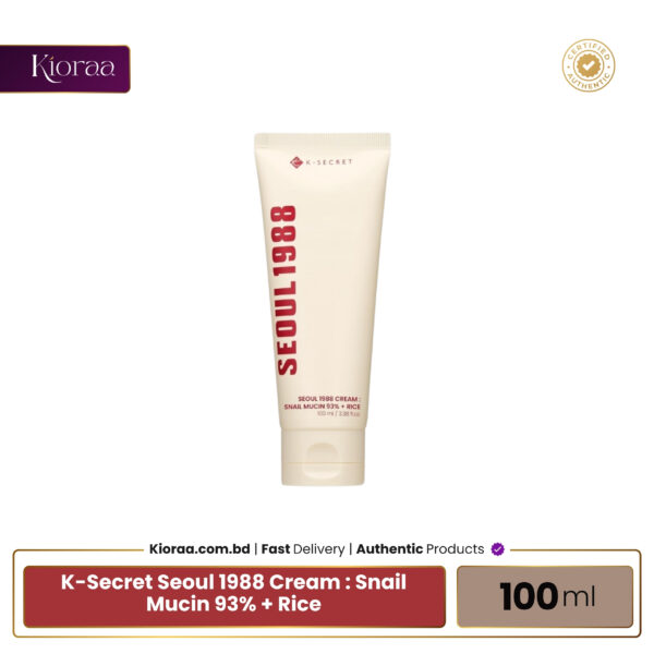 K Secret Seoul 1988 Cream Snail Mucin 93% + Rice