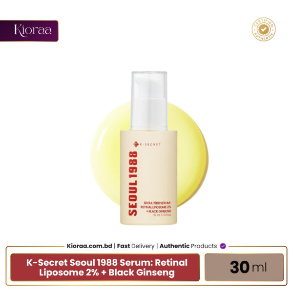 K Secret Seoul 1988 Serum Retinal Liposome 2% + Black Ginseng