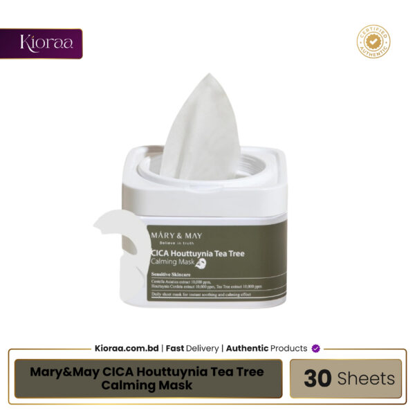 Mary&May CICA Houttuynia Tea Tree Calming Mask