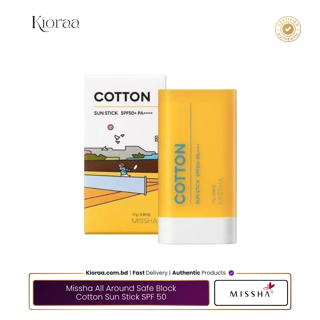 Missha All Around Safe Block Cotton Sun Stick SPF 50 Missha All Around Safe Block Cotton Sun Stick SPF 50