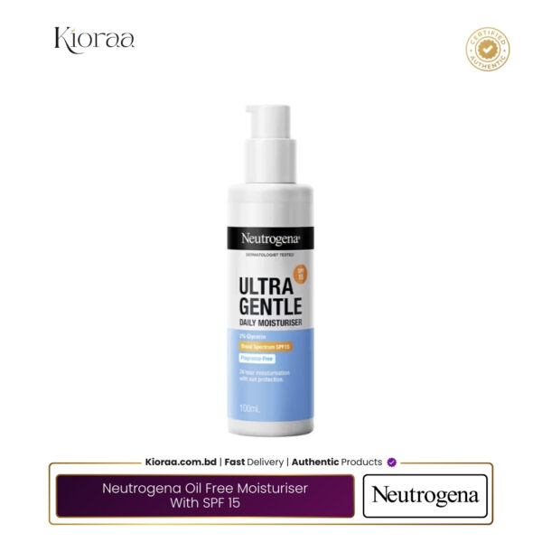 Neutrogena Oil Free Moisturiser With SPF 15 1
