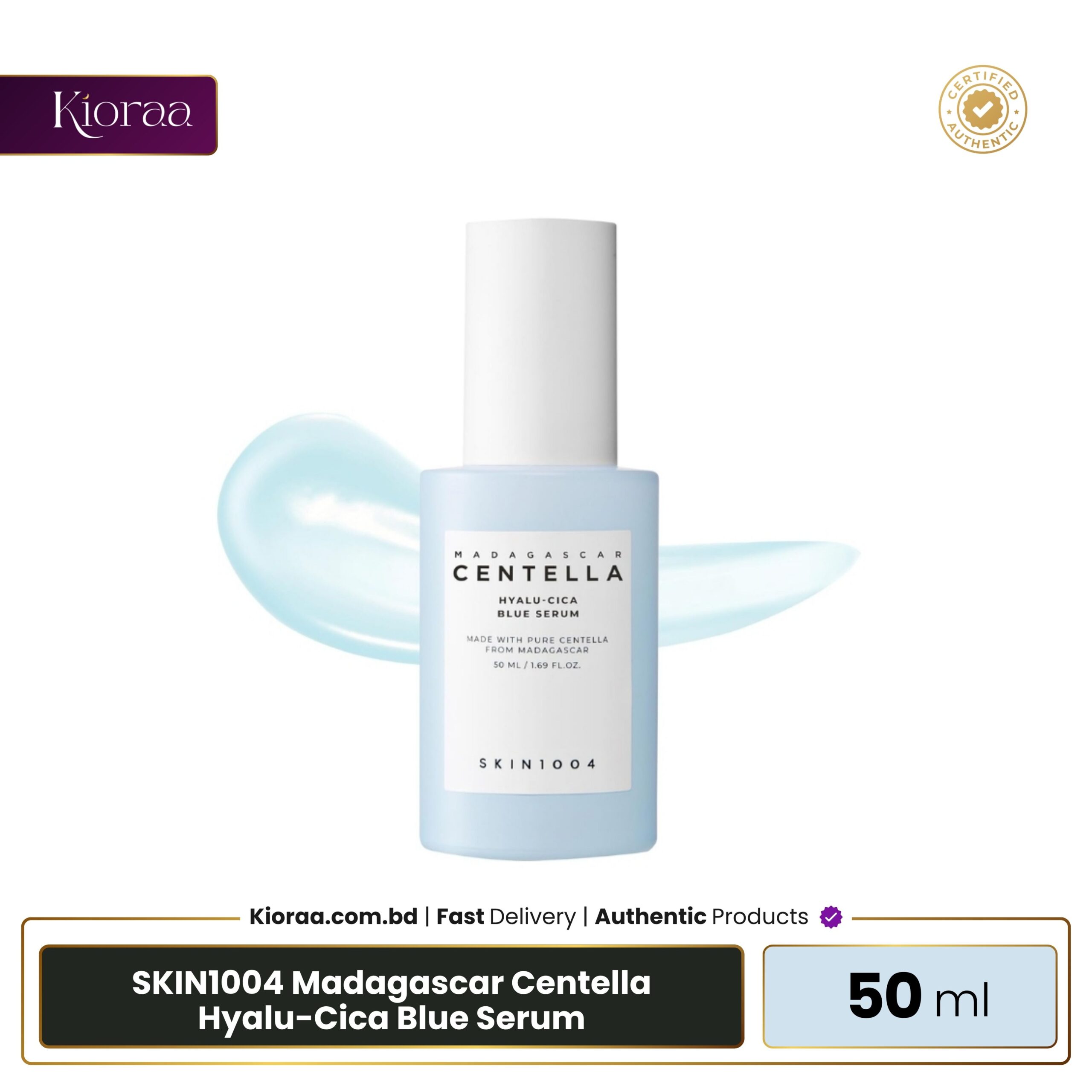 SKIN1004 Madagascar Centella Hyalu Cica Blue Serum – 50ml SKIN1004 Madagascar Centella Hyalu Cica Blue Serum – 50ml