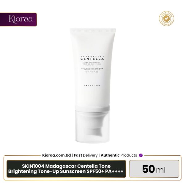 SKIN1004 Madagascar Centella Tone Brightening Tone Up Sunscreen SPF50+ PA++++ – 50ml