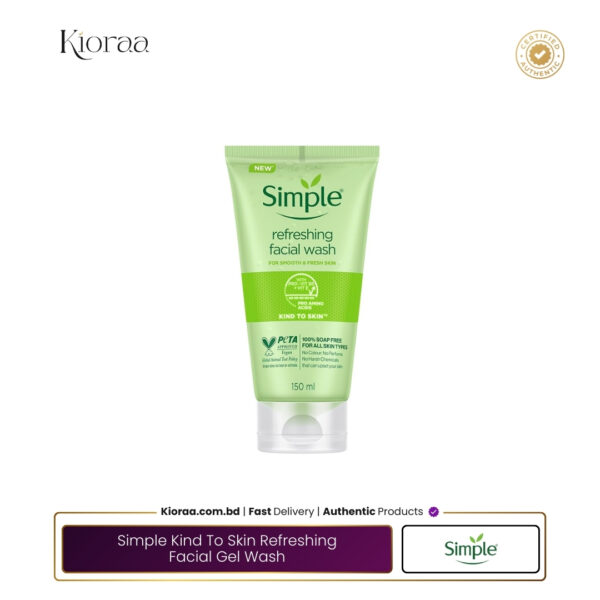 Simple Kind To Skin Refreshing Facial Gel Wash