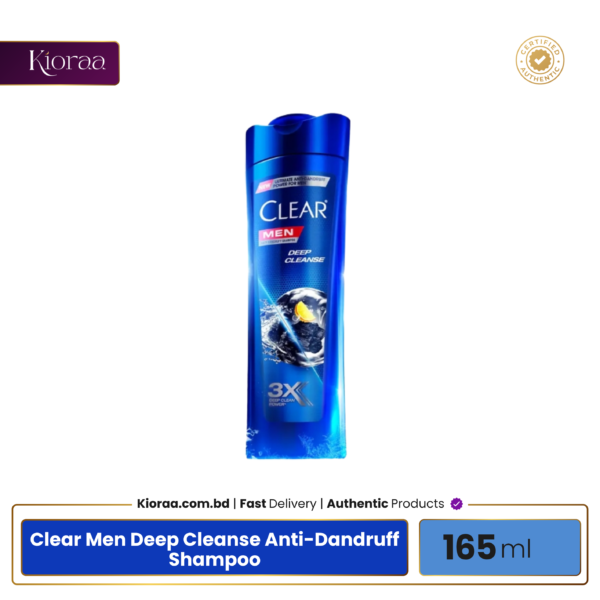 Clear Men Deep Cleanse Anti-Dandruff Shampoo - 165ml