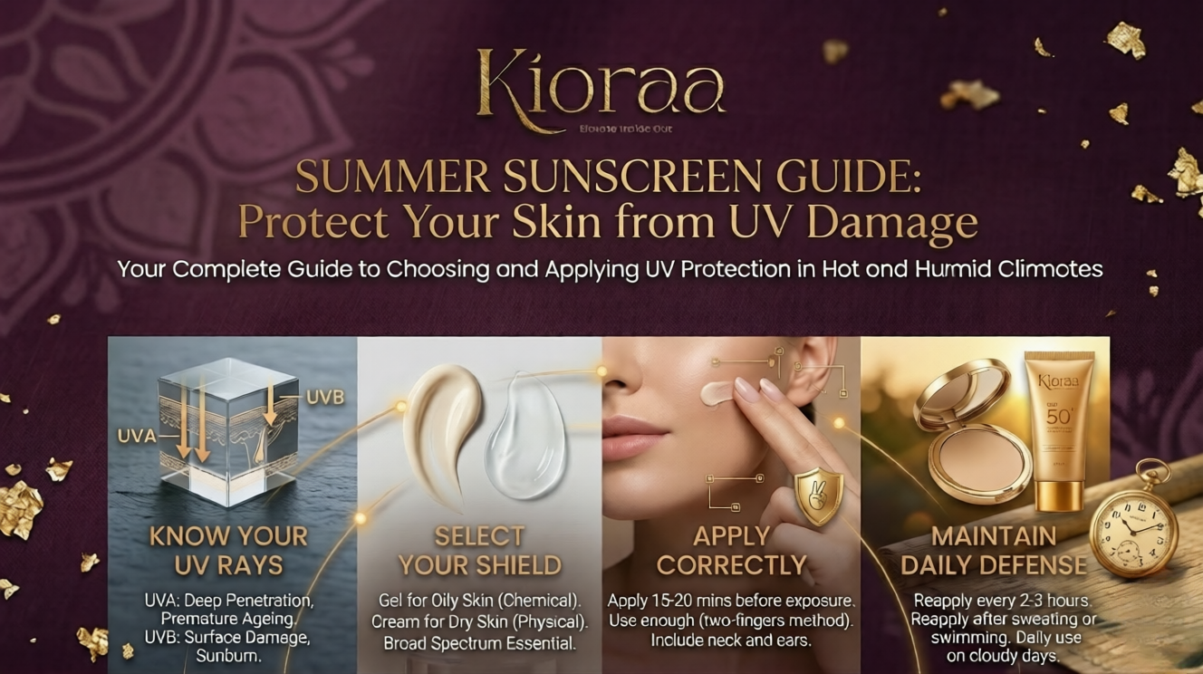 Summer Sunscreen Guide How to Protect Your Skin from UV Damage in Hot and Humid Weather