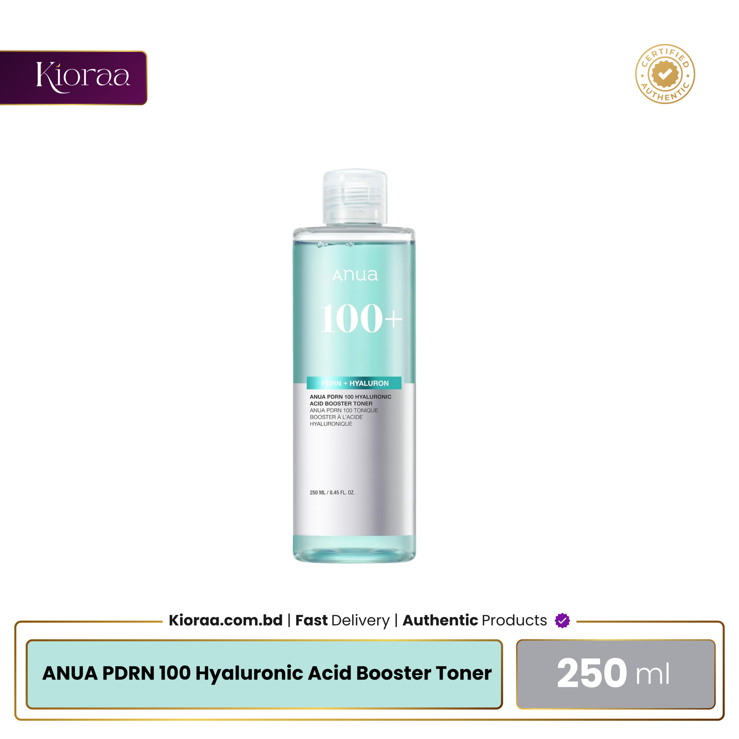 ANUA PDRN 100 Hyaluronic Acid Booster Toner ANUA PDRN 100 Hyaluronic Acid Booster Toner