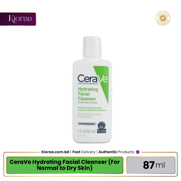 CeraVe Hydrating Facial Cleanser (For Normal to Dry Skin)