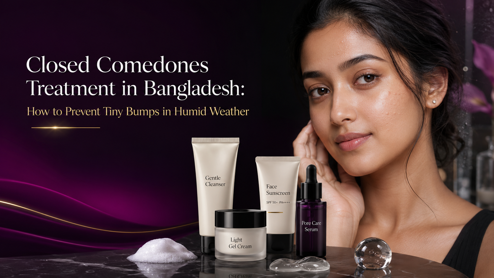 Closed Comedones Treatment in Bangladesh How to Prevent Tiny Bumps in Humid Weather