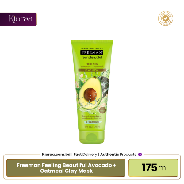 Freeman Feeling Beautiful Avocado + Oatmeal Clay Mask