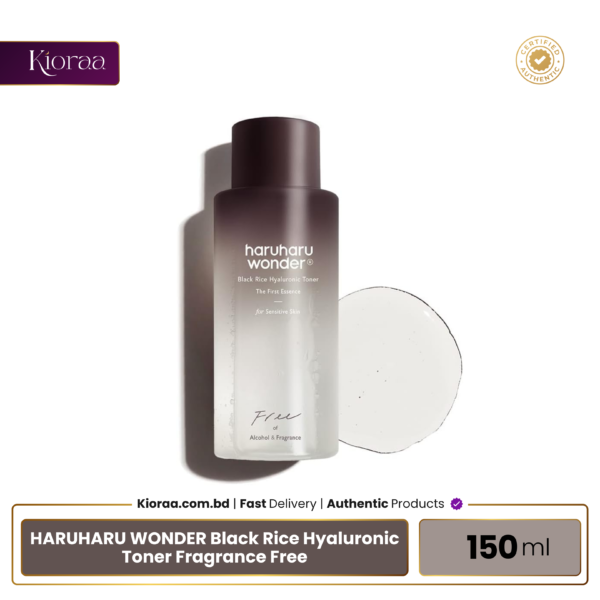 HARUHARU WONDER Black Rice Hyaluronic Toner Fragrance Free