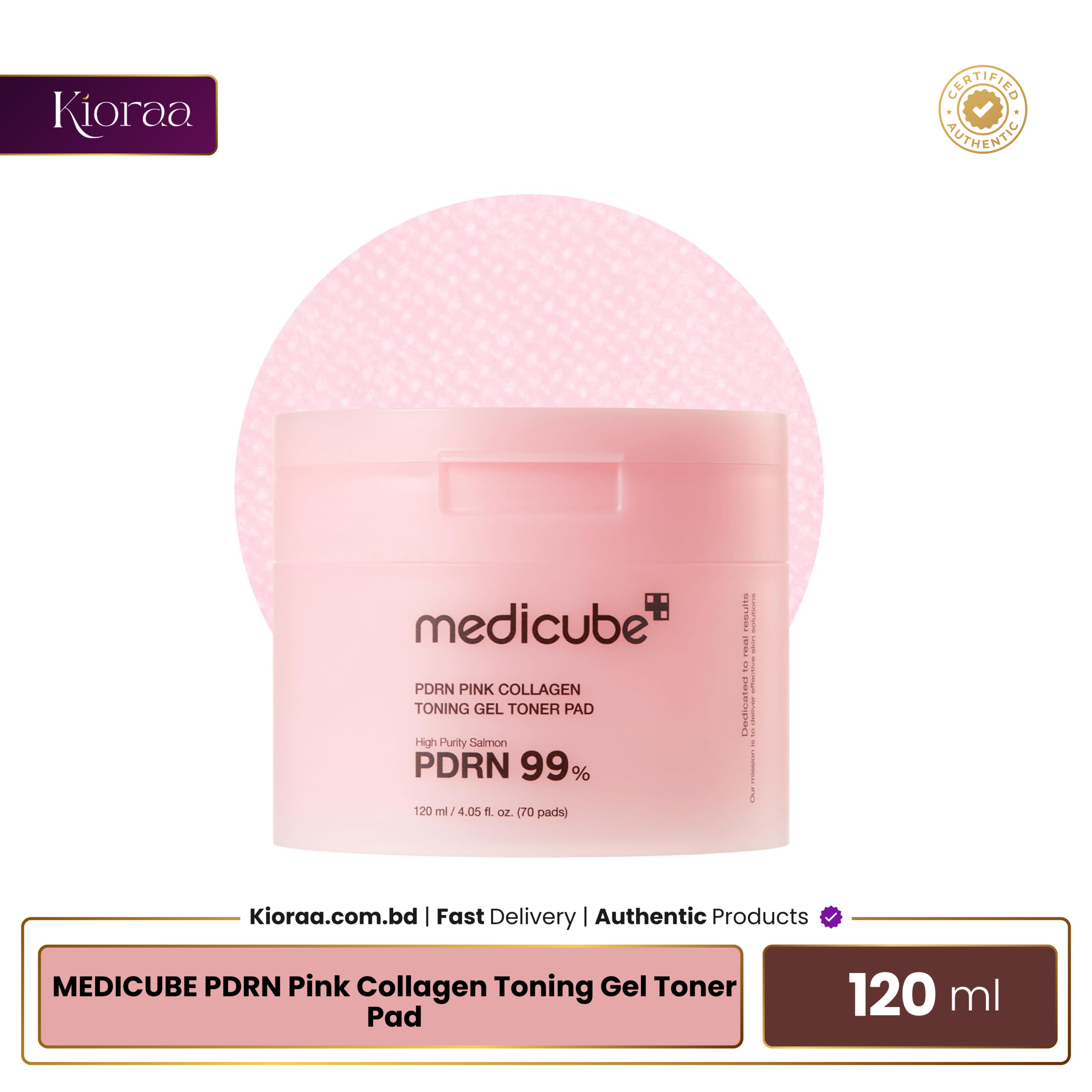 MEDICUBE PDRN Pink Collagen Toning Gel Toner Pad MEDICUBE PDRN Pink Collagen Toning Gel Toner Pad