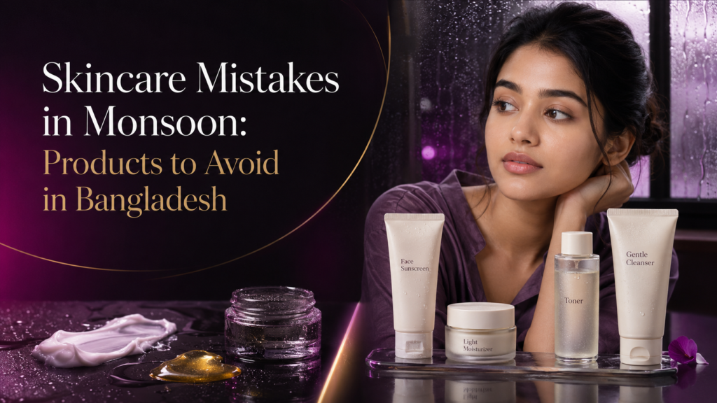 Skincare Mistakes in Monsoon Products to Avoid in Bangladesh