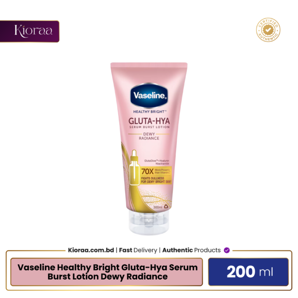 Vaseline Healthy Bright Gluta Hya Serum Burst Lotion Dewy Radiance