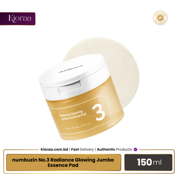 numbuzin No.3 Radiance Glowing Jumbo Essence Pad