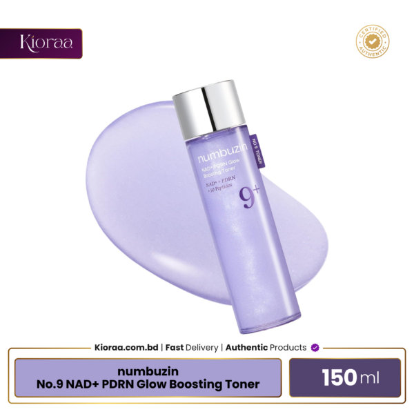 numbuzin No.9 NAD+ PDRN Glow Boosting Toner